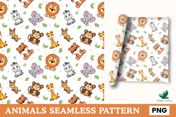Animal Seamless Pattern - 023: A Creative Digital Tool