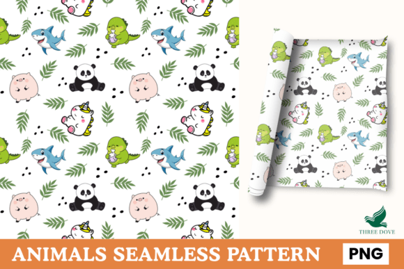 Animal Seamless Pattern - 05: A Versatile Digital Resource for Creative Projects