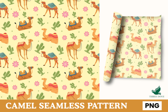 Camel Seamless Pattern for Creative Projects