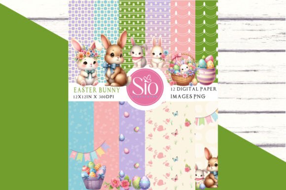 Easter Bunny Digital Papers: A Creative Springtime Staple