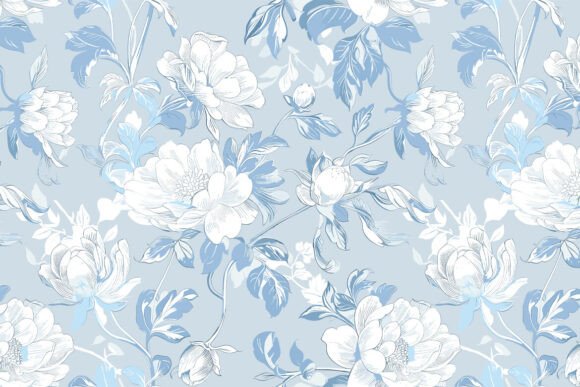 Toile De Jouy Floral Blue Chinoiseries32: A Timeless Design for Modern Creativity